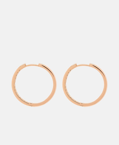 Lawrence Grey Jewelry Obručové náušnice Růžově zlatá 2