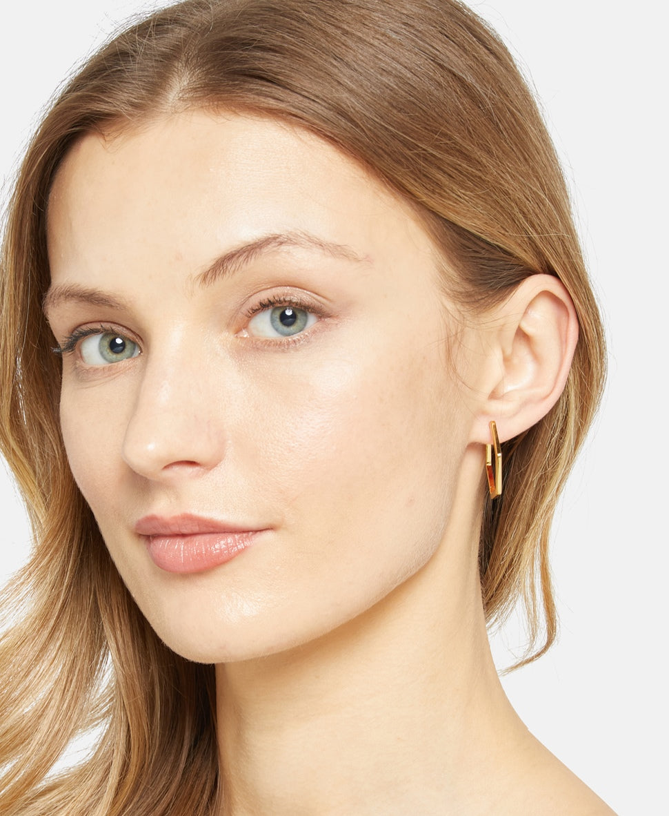 Lawrence Grey Jewelry Obručové náušnice Zlatá 3