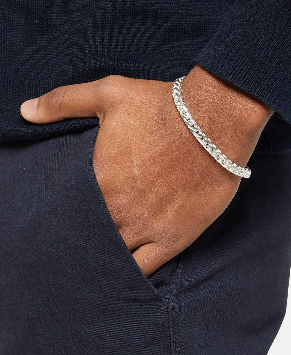 Lawrence Grey Jewelry řetízkový náramek Stříbrná 3