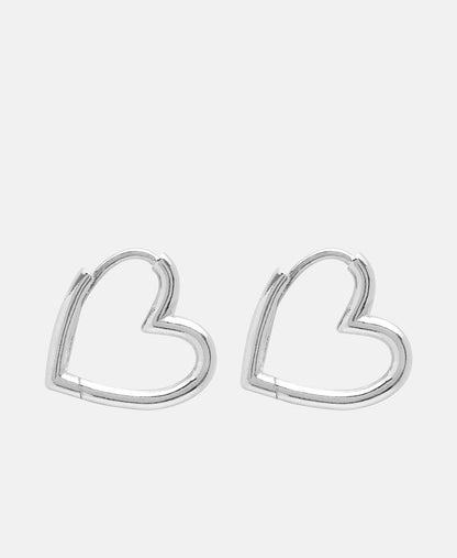 Lawrence Grey Jewelry Obručové náušnice Stříbrná 2