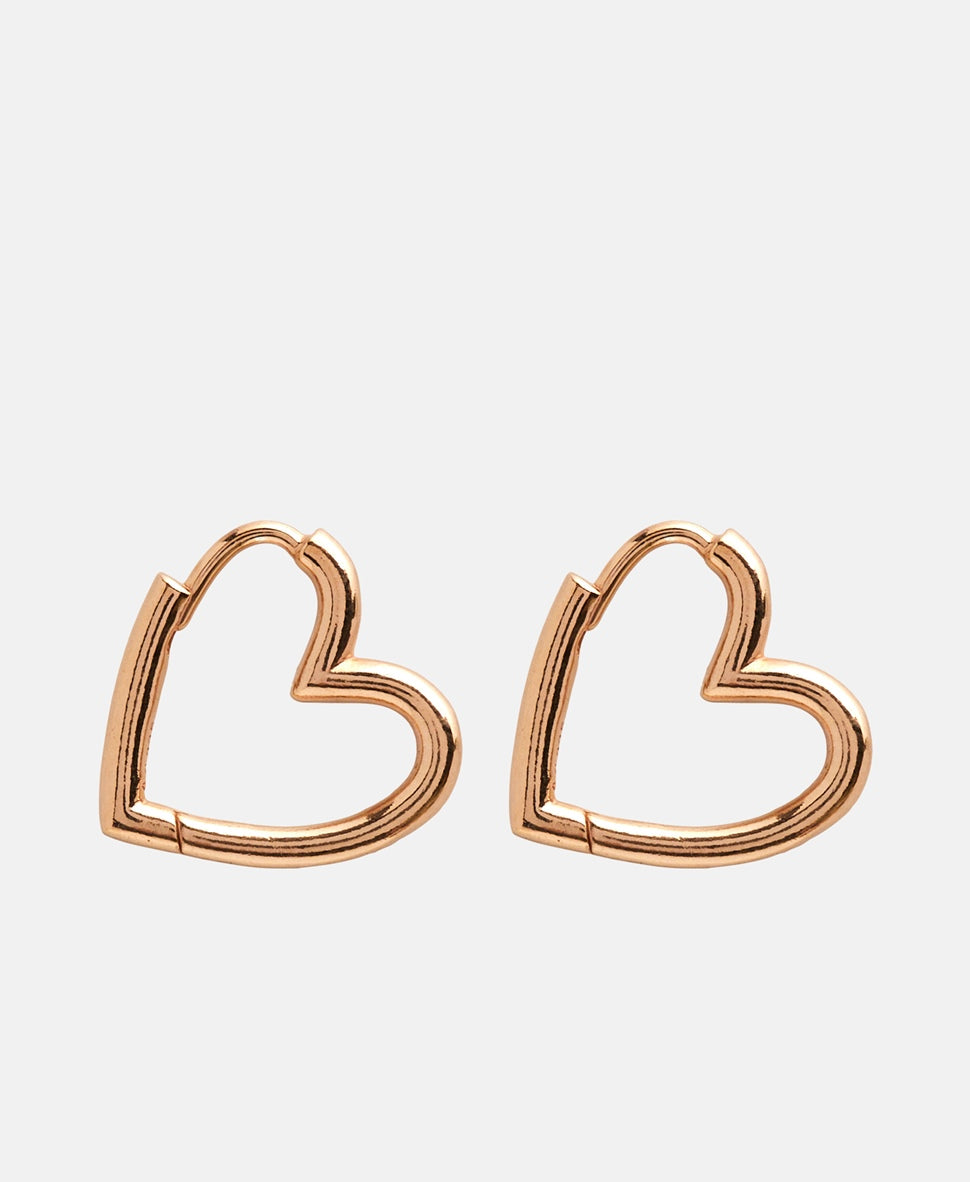 Lawrence Grey Jewelry Obručové náušnice Růžově zlatá 2