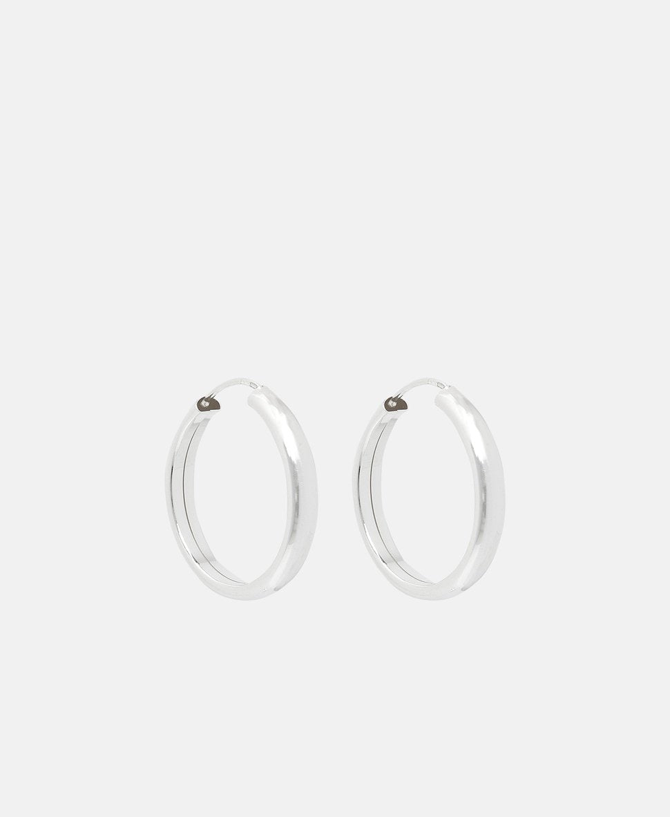 Lawrence Grey Jewelry Obručové náušnice Stříbrná 1