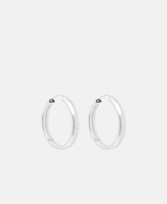 Lawrence Grey Jewelry Obručové náušnice Stříbrná 1