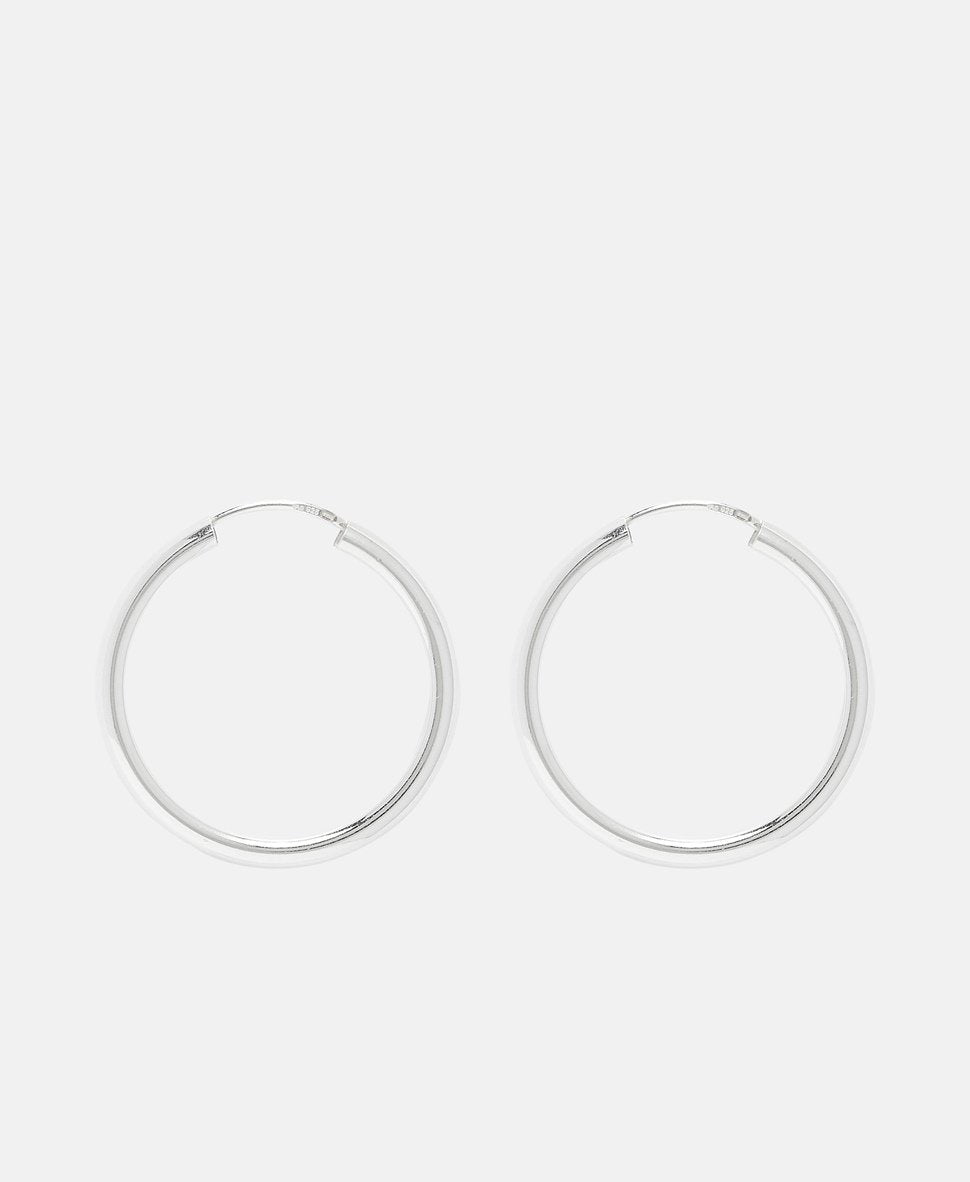 Lawrence Grey Jewelry Obručové náušnice Stříbrná 2