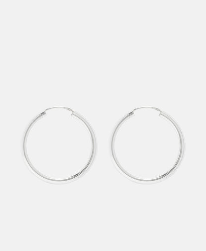 Lawrence Grey Jewelry Obručové náušnice Stříbrná 2