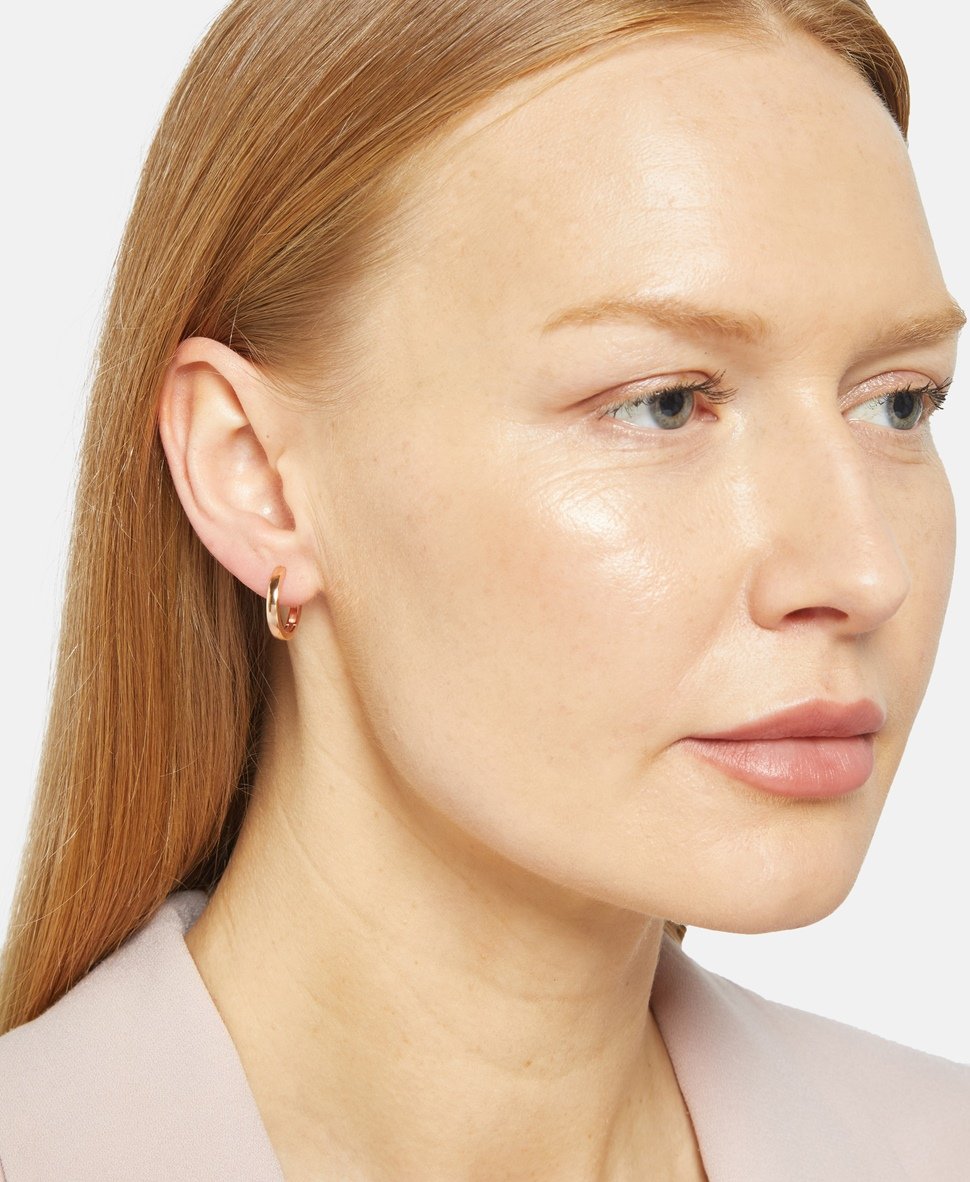 Lawrence Grey Jewelry Obručové náušnice Růžově zlatá 3