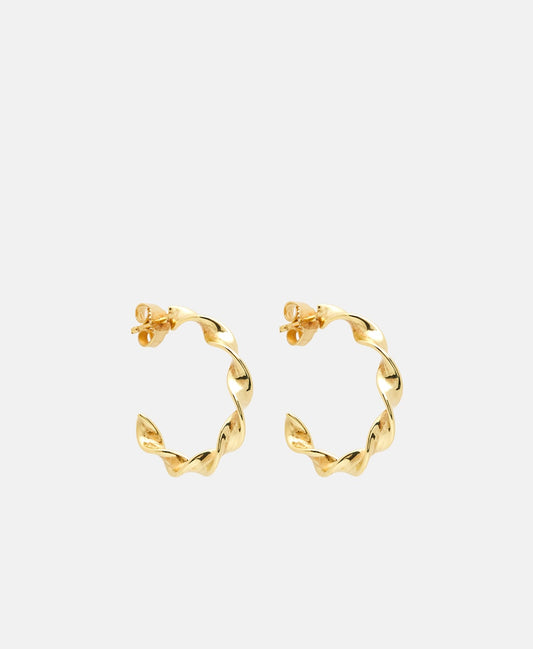 Lawrence Grey Jewelry Obručové náušnice Zlatá 1