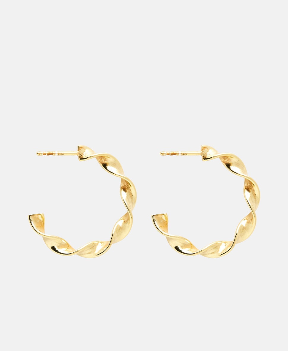 Lawrence Grey Jewelry Obručové náušnice Zlatá 2