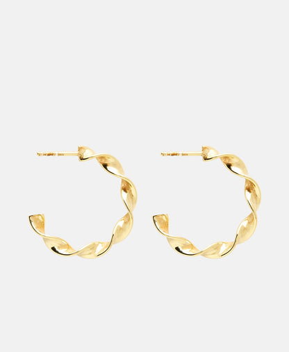 Lawrence Grey Jewelry Obručové náušnice Zlatá 2