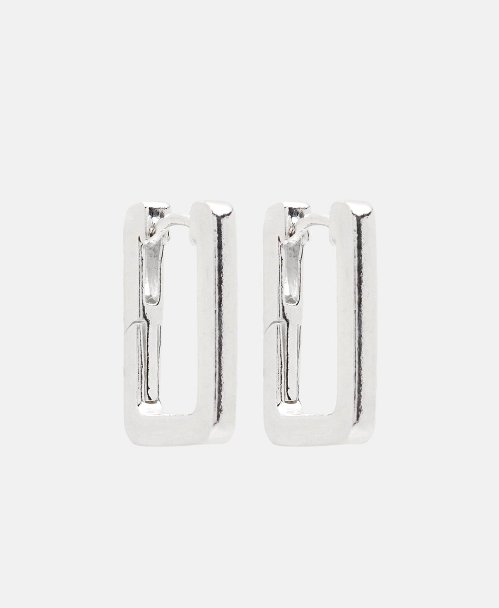 Lawrence Grey Jewelry Obručové náušnice Stříbrná 1