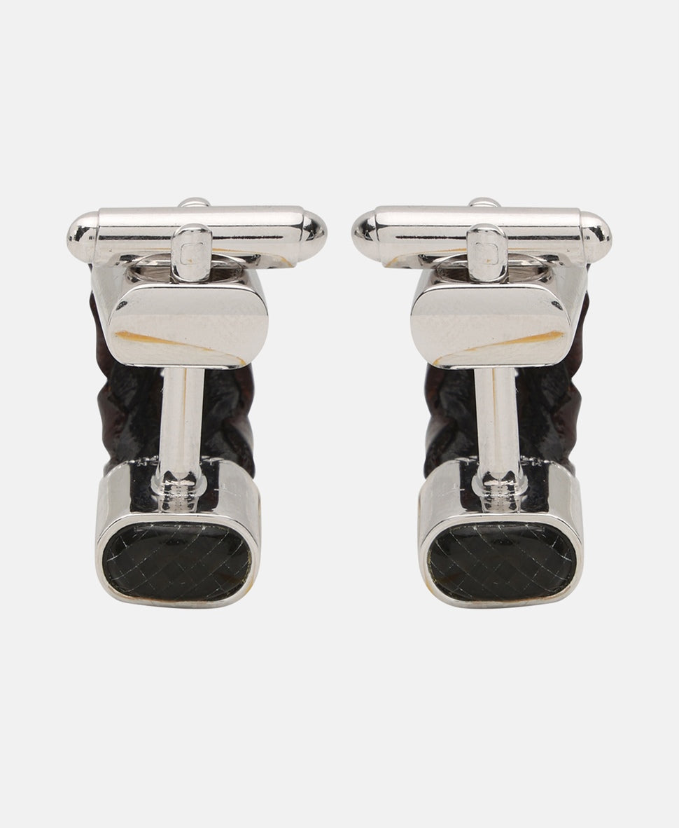 Tateossian manžetové knoflíčky Stříbrná 2