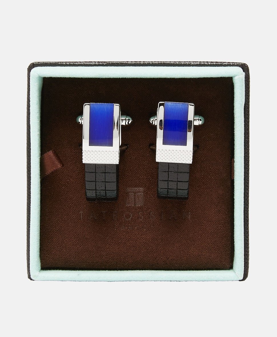 Tateossian manžetové knoflíčky Stříbrná 3
