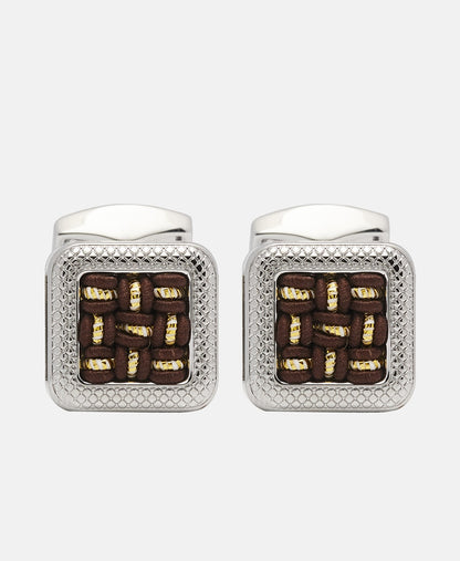 Tateossian manžetové knoflíčky Stříbrná 1