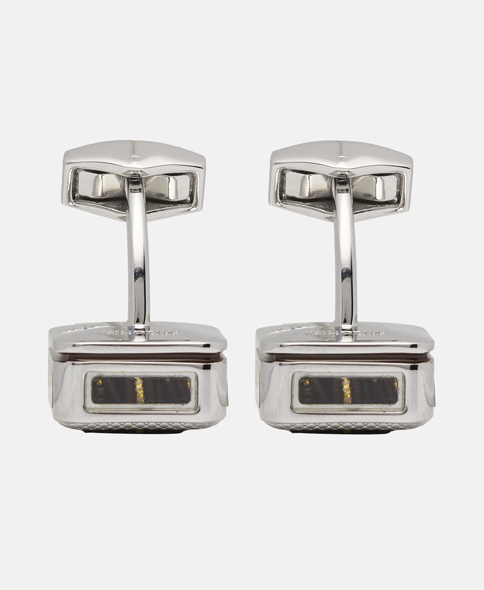 Tateossian manžetové knoflíčky Stříbrná 2