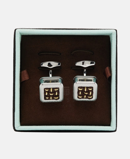 Tateossian manžetové knoflíčky Stříbrná 3