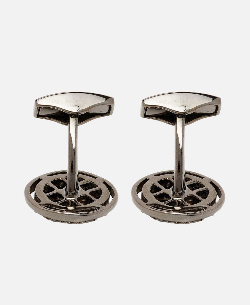 Tateossian manžetové knoflíčky Stříbrná 2