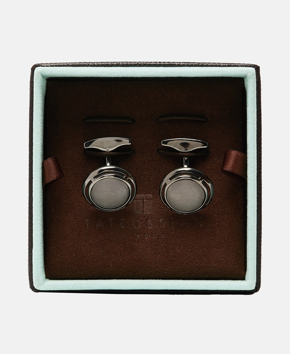 Tateossian manžetové knoflíčky Stříbrná 3