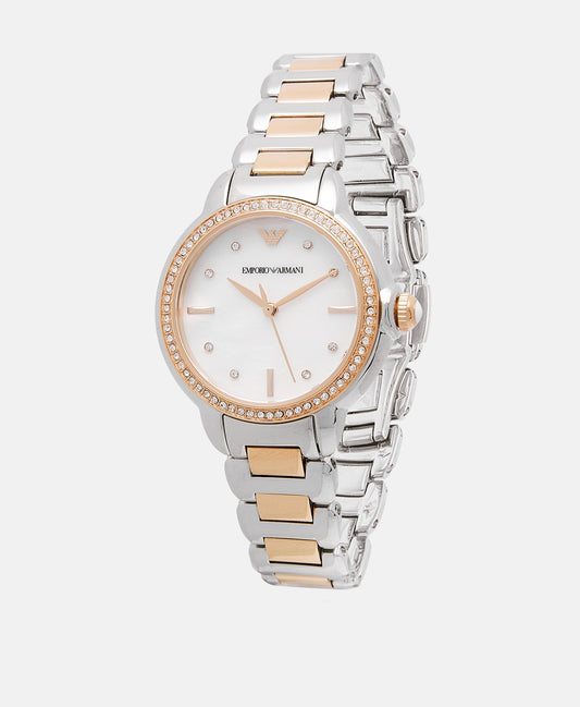 Emporio Armani hodinky Stříbrná 1