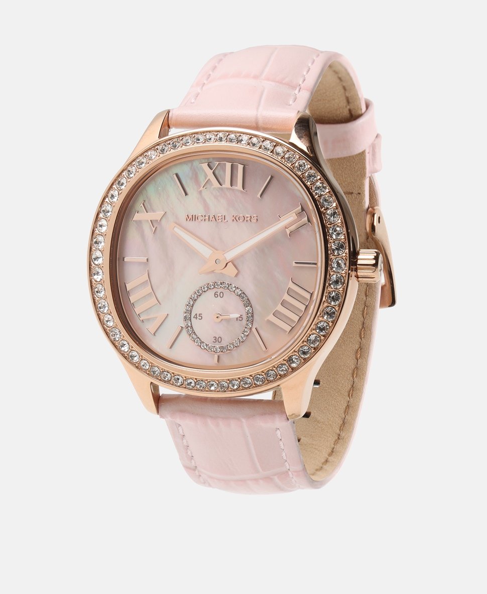 Michael Kors hodinky Růžově zlatá 1
