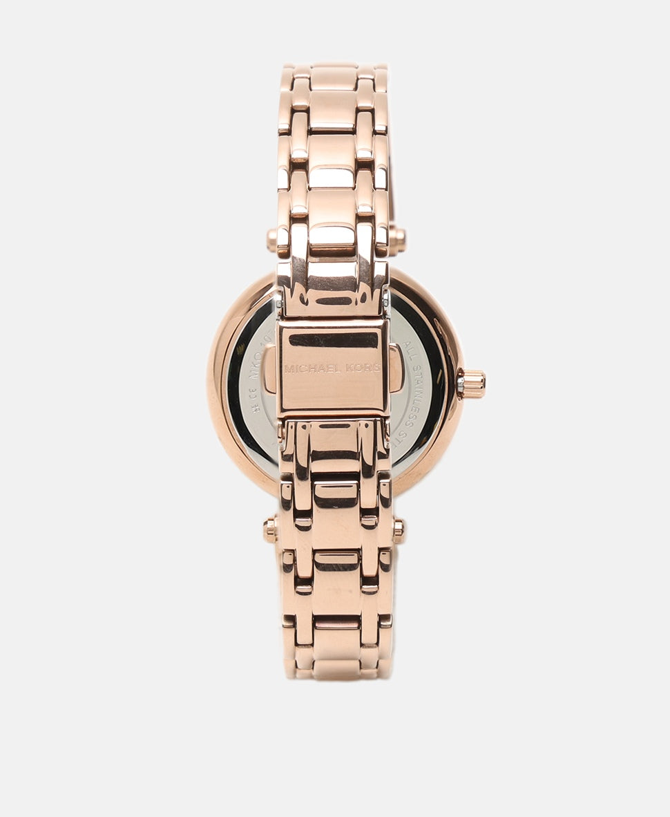 Michael Kors sada hodinek a náhrdelníku Růžově zlatá 3