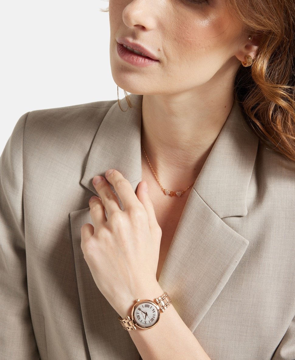 Michael Kors sada hodinek a náhrdelníku Růžově zlatá 5