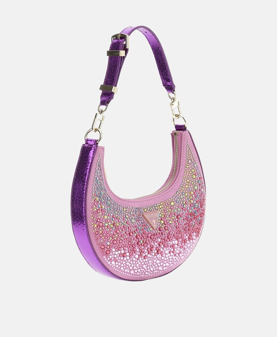 Guess kabelka přes rameno Růžová 1