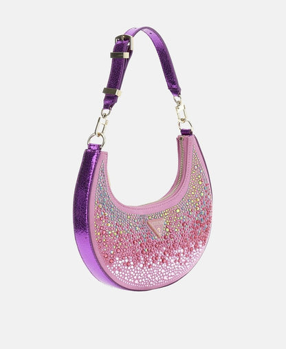 Guess kabelka přes rameno Růžová 1