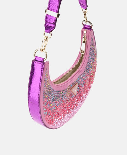 Guess kabelka přes rameno Růžová 2