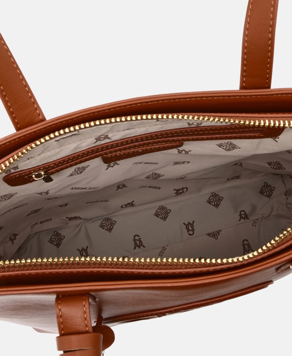 Steve Madden kabelka tote Hnědá 3
