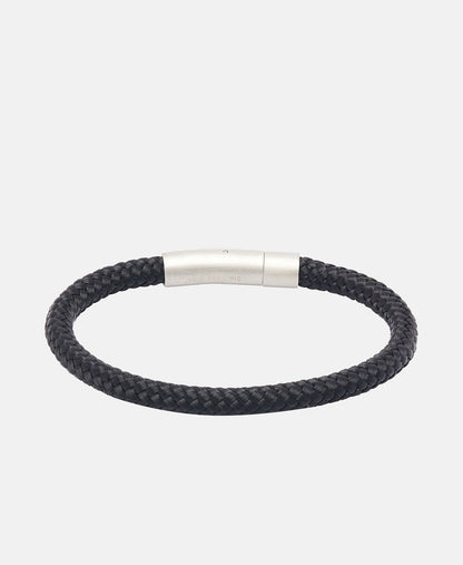 Lawrence Grey Jewelry kožený náramek Černá 1