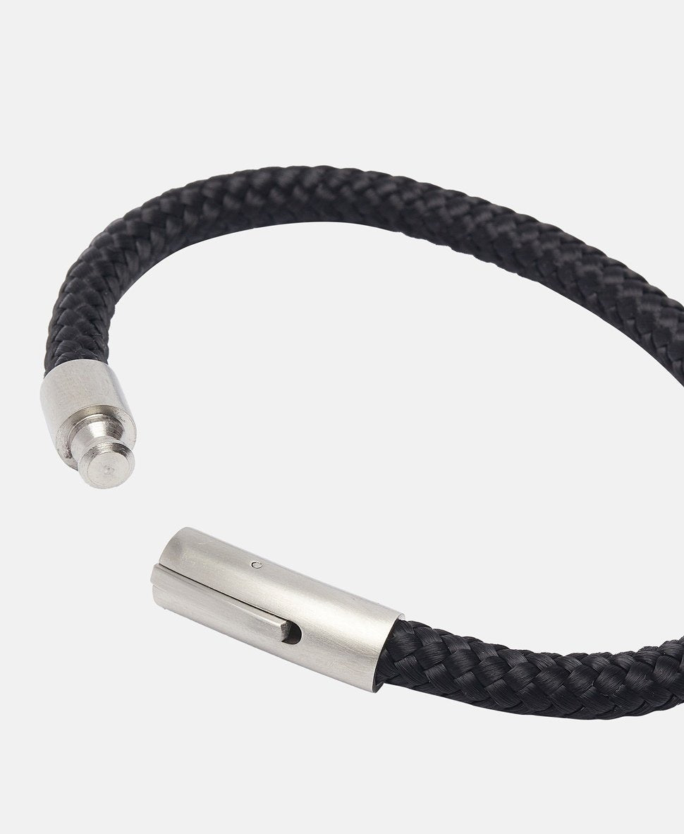 Lawrence Grey Jewelry kožený náramek Černá 2
