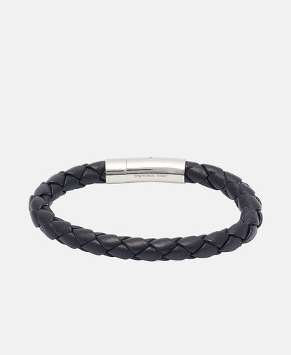 Lawrence Grey Jewelry kožený náramek Černá 1