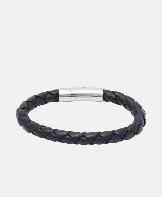 Lawrence Grey Jewelry kožený náramek Černá 1