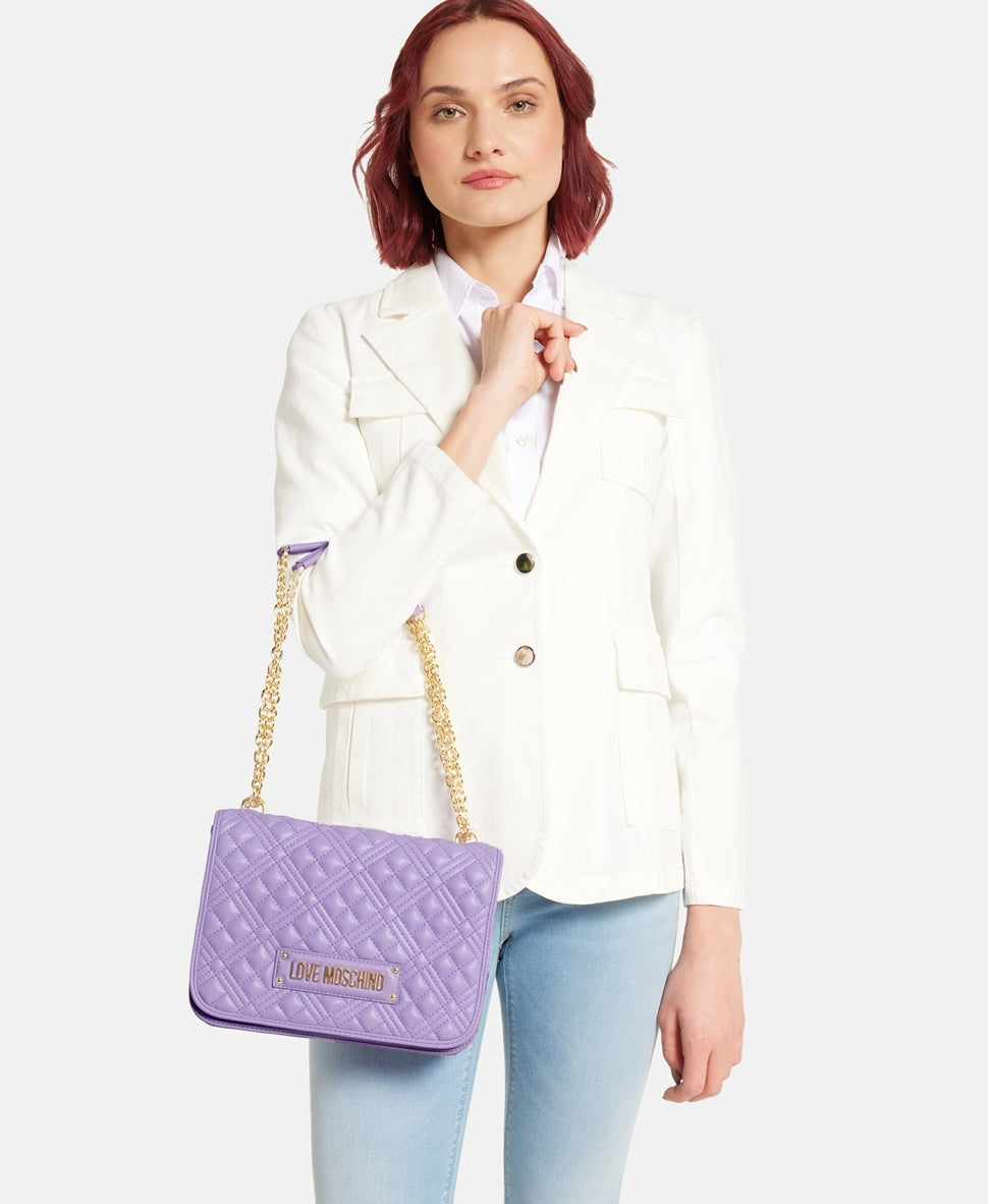 Love Moschino kabelka přes rameno Lila 5