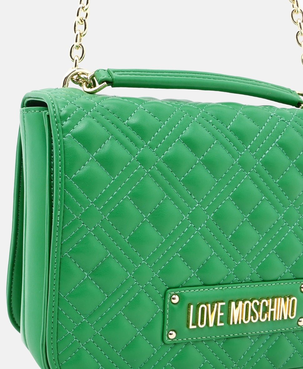 Love Moschino kabelka přes rameno Zelená 2
