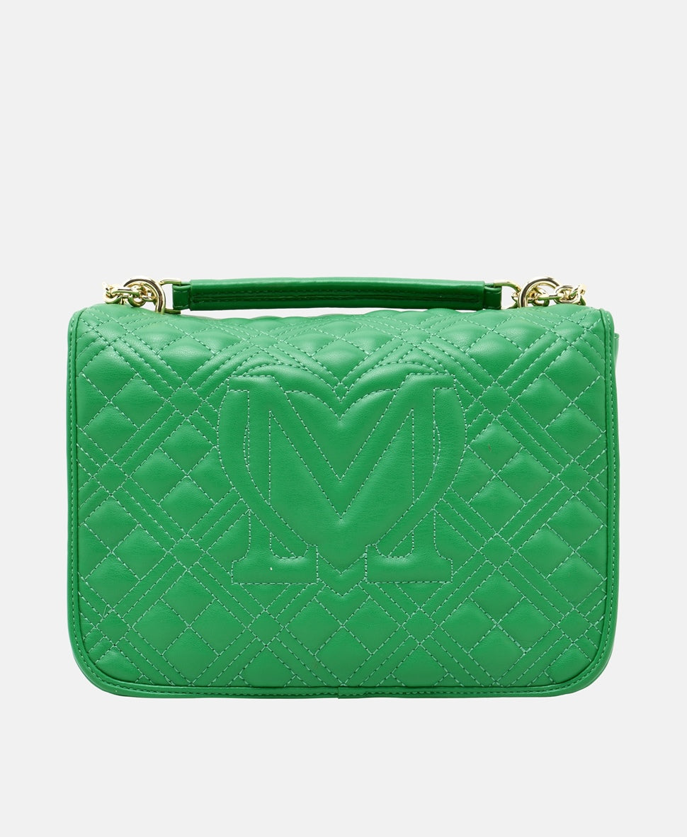 Love Moschino kabelka přes rameno Zelená 4