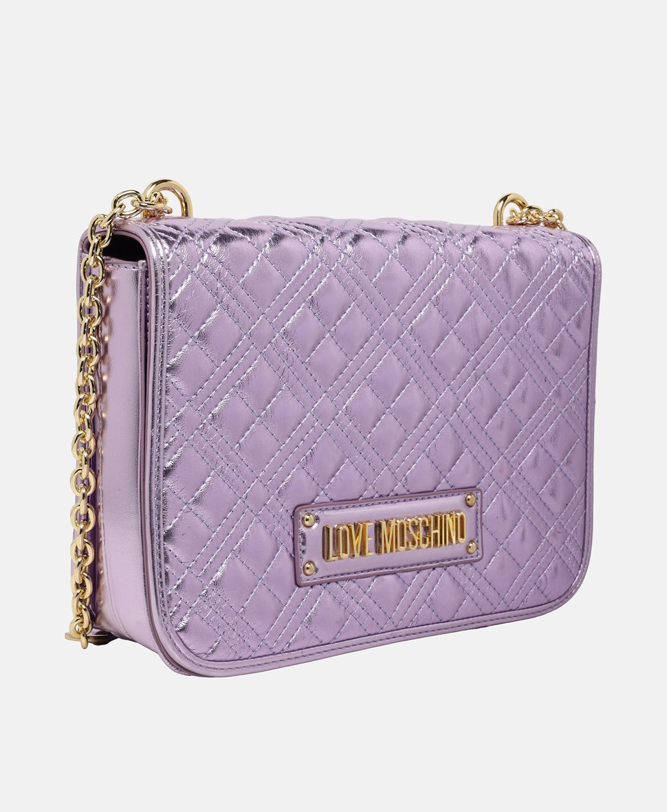 Love Moschino kabelka přes rameno Lila 1
