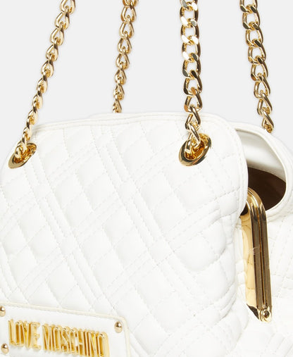 Love Moschino kabelka přes rameno Bílá vlna 2