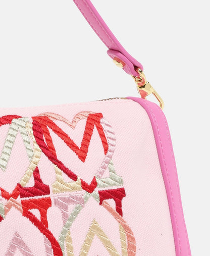 Love Moschino kabelka přes rameno Starorůžová 2
