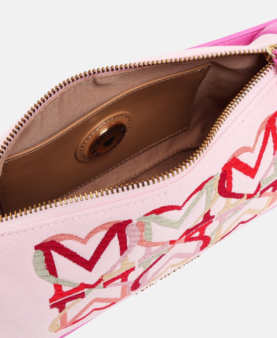 Love Moschino kabelka přes rameno Starorůžová 3
