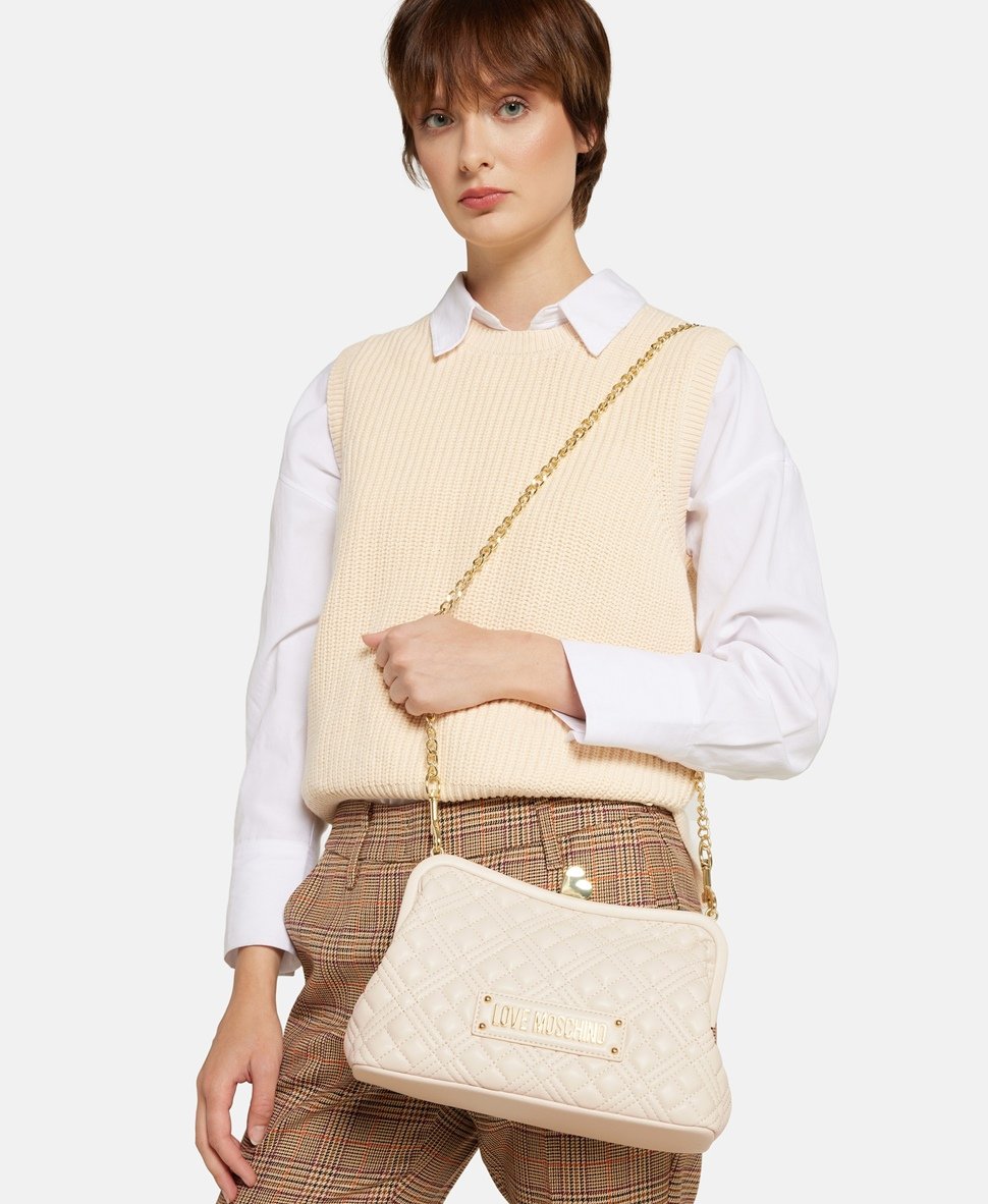 Love Moschino kabelka Bílá vlna 5