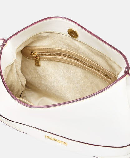 Love Moschino kabelka přes rameno Bílá 3