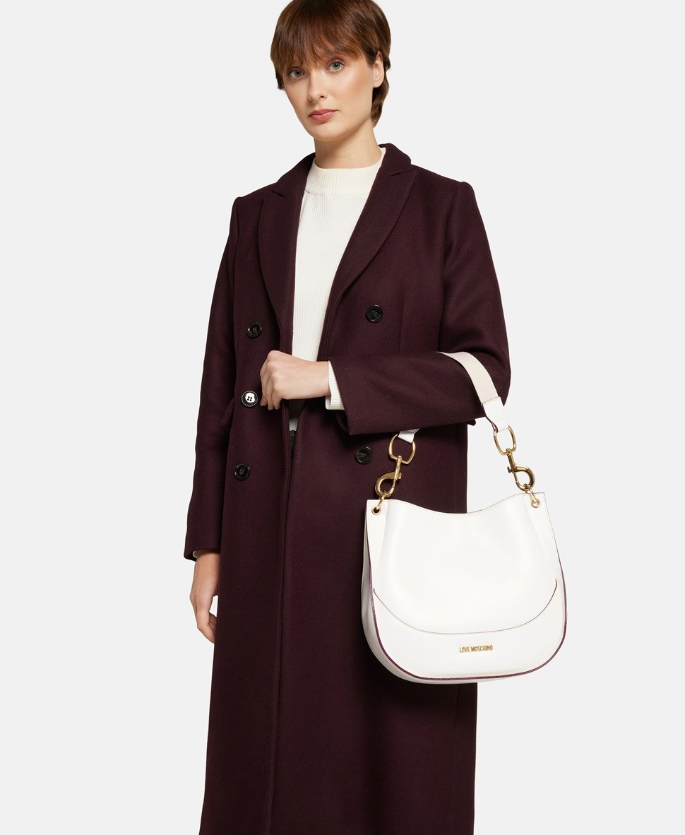 Love Moschino kabelka přes rameno Bílá 5