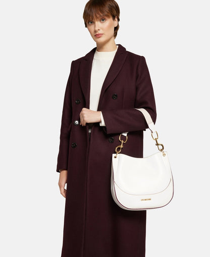 Love Moschino kabelka přes rameno Bílá 5