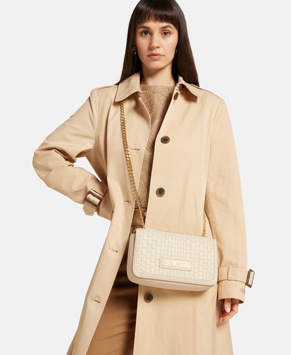 Love Moschino kabelka přes rameno Bílá vlna 5