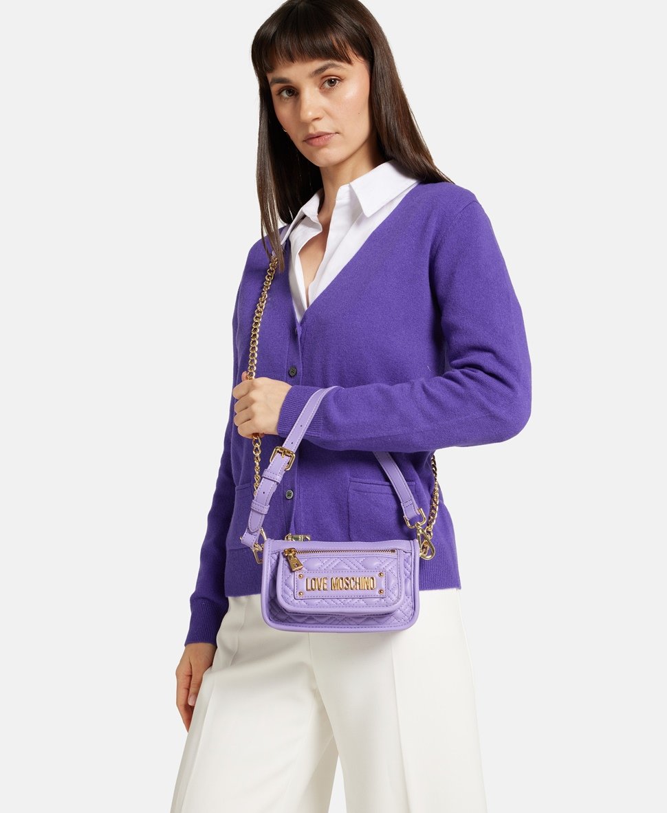 Love Moschino kabelka Lila 5