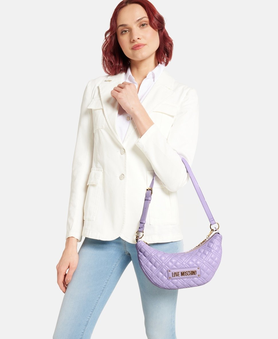 Love Moschino kabelka přes rameno Lila 5