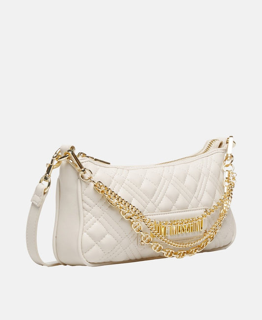 Love Moschino kabelka přes rameno Bílá vlna 1