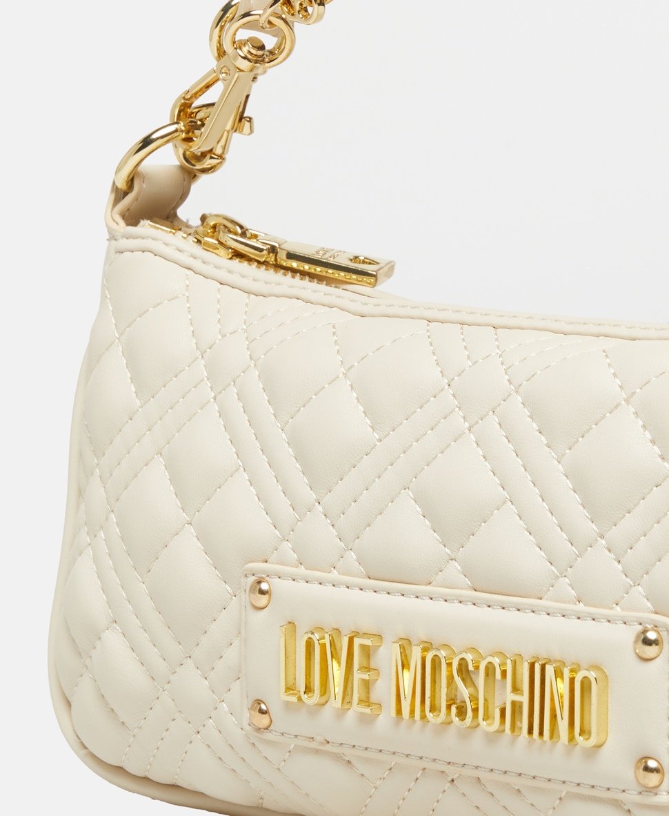 Love Moschino kabelka přes rameno Bílá vlna 2