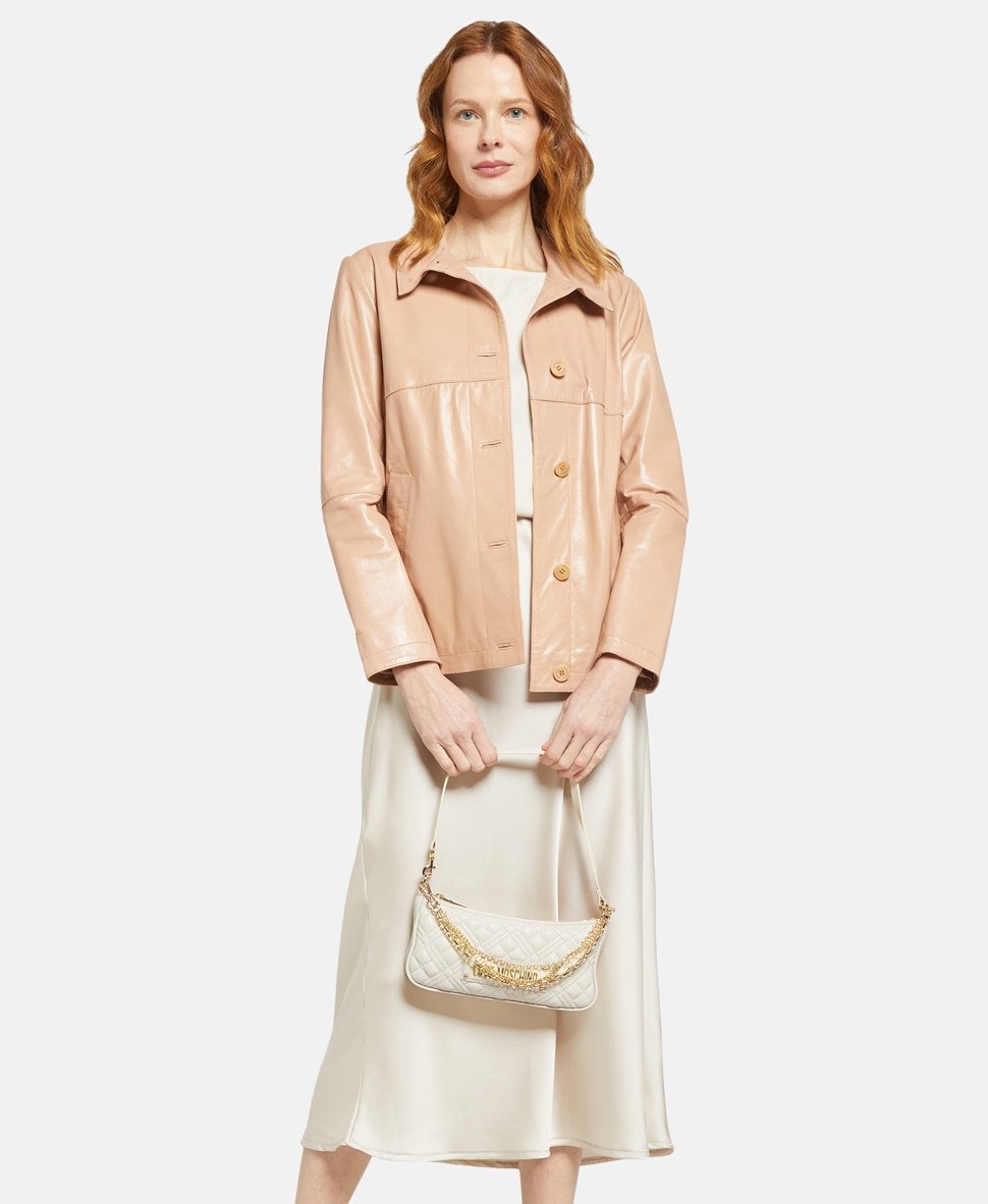 Love Moschino kabelka přes rameno Bílá vlna 5